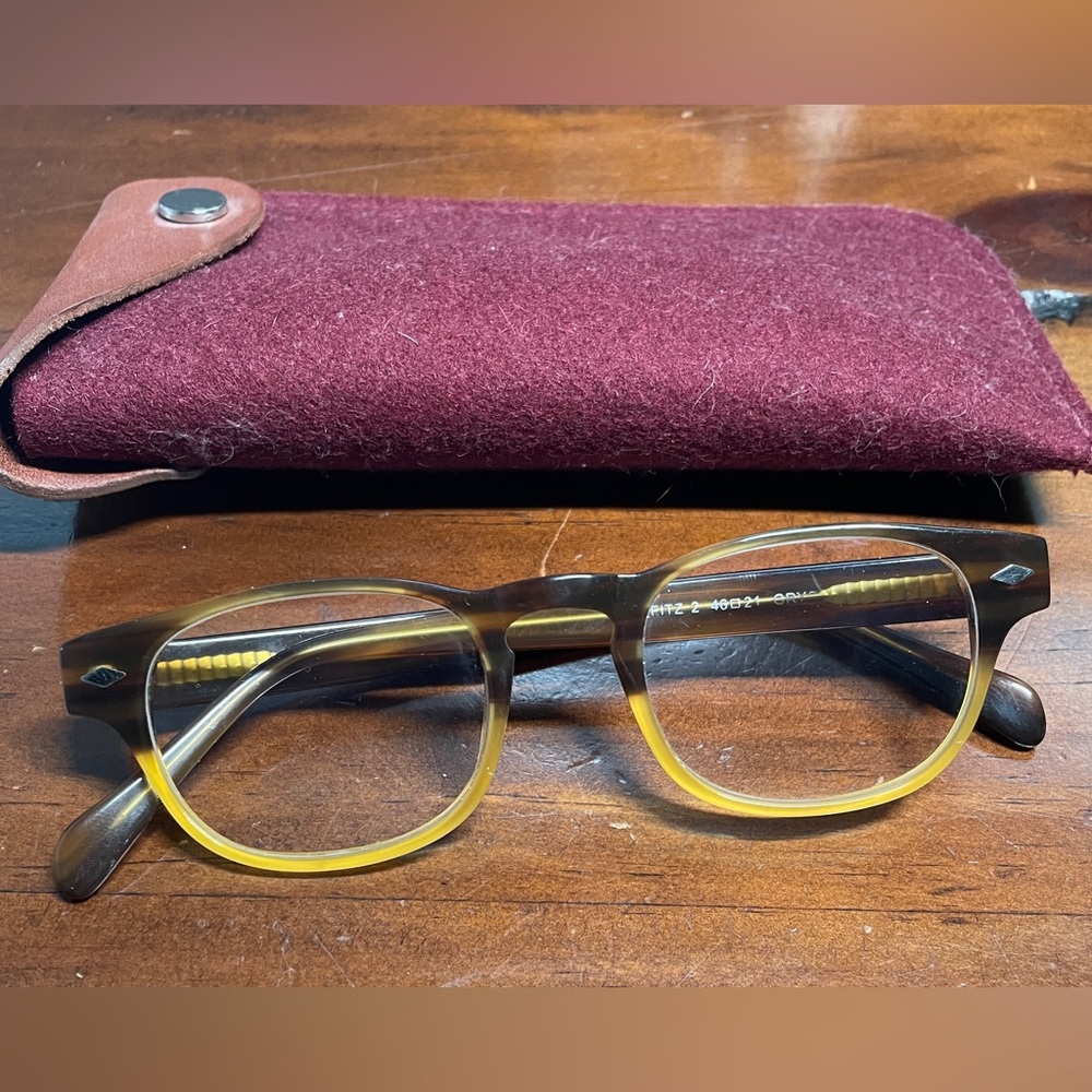 Anglo American Optical Fitz 2 size 46/21 in Gradient Yellow